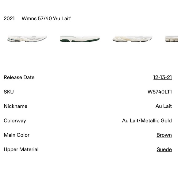 New Balance 54/70 women’s shoe - Picture 7 of 8